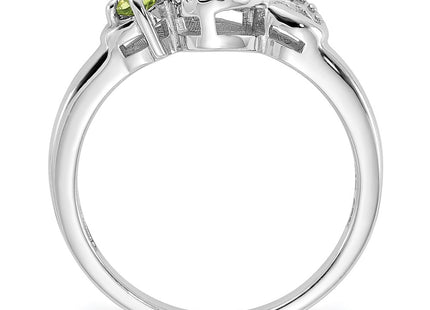 Sterling Silver Rings Style QR7438PE - Classique Jewelry Inc.