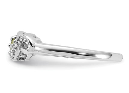 Sterling Silver Rings Style QR7438PE - Classique Jewelry Inc.