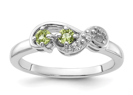Sterling Silver Rings Style QR7438PE - Classique Jewelry Inc.