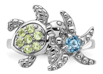 Sterling Silver Rings Style QR7442PE - Classique Jewelry Inc.