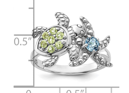 Sterling Silver Rings Style QR7442PE - Classique Jewelry Inc.
