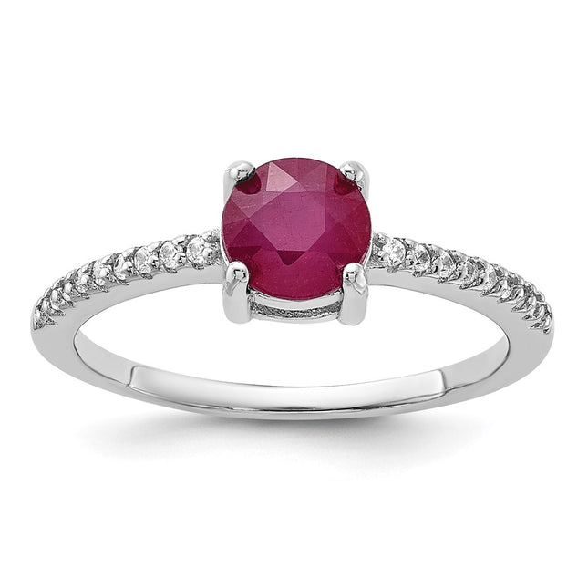 Sterling Silver Rings Style QR7443R - Classique Jewelry Inc.