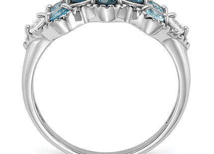 Sterling Silver Rings Style QR7447BT - Classique Jewelry Inc.