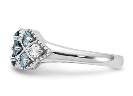 Sterling Silver Rings Style QR7447BT - Classique Jewelry Inc.