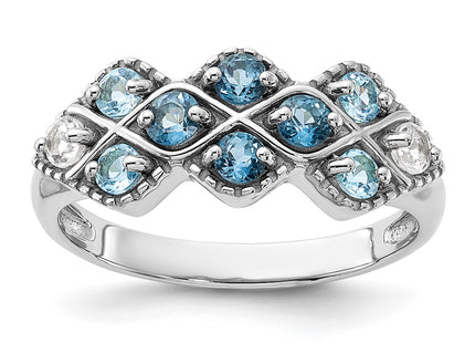 Sterling Silver Rings Style QR7447BT - Classique Jewelry Inc.