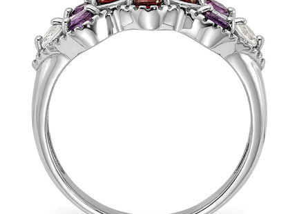 Sterling Silver Rings Style QR7447GA - Classique Jewelry Inc.