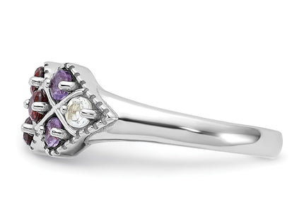 Sterling Silver Rings Style QR7447GA - Classique Jewelry Inc.