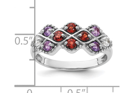 Sterling Silver Rings Style QR7447GA - Classique Jewelry Inc.