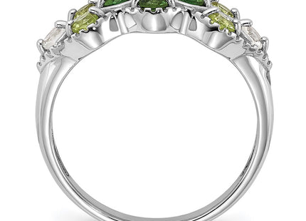 Sterling Silver Rings Style QR7447PE - Classique Jewelry Inc.