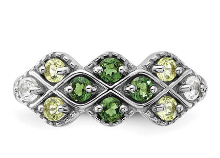 Sterling Silver Rings Style QR7447PE - Classique Jewelry Inc.