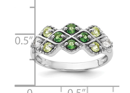 Sterling Silver Rings Style QR7447PE - Classique Jewelry Inc.