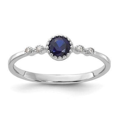 Sterling silver spinel ring