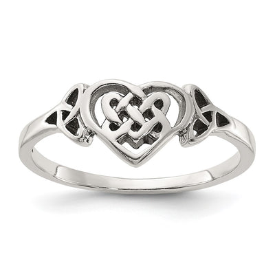 Sterling silver heart ring