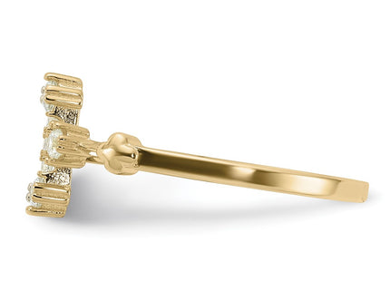 Sterling Silver Rings Style QR7483GP - Classique Jewelry Inc.