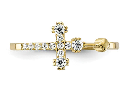 Sterling Silver Rings Style QR7483GP - Classique Jewelry Inc.