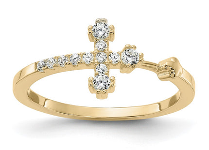 Sterling Silver Rings Style QR7483GP - Classique Jewelry Inc.