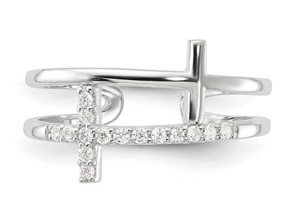 Sterling Silver Rings Style QR7486 - Classique Jewelry Inc.
