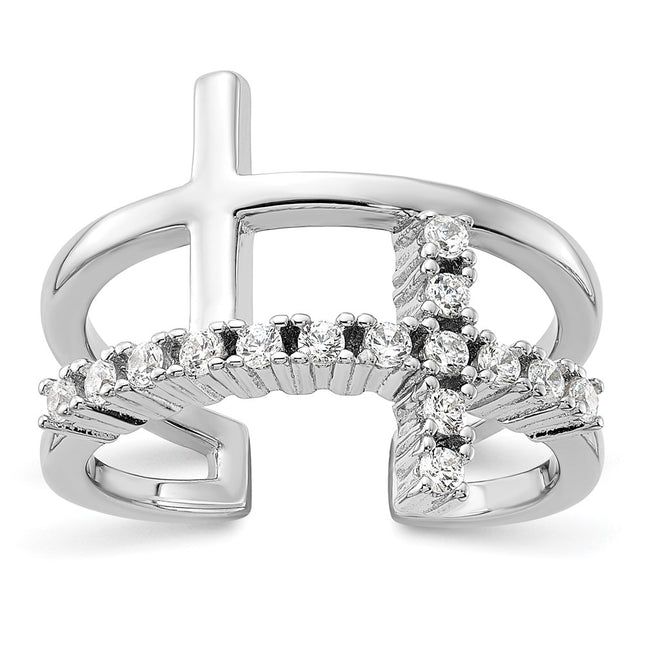 Sterling Silver Rings Style QR7487 - Classique Jewelry Inc.