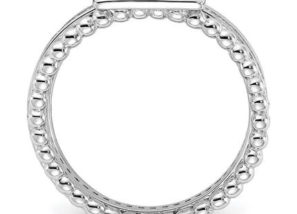 Sterling Silver Rings Style QR7501 - Classique Jewelry Inc.