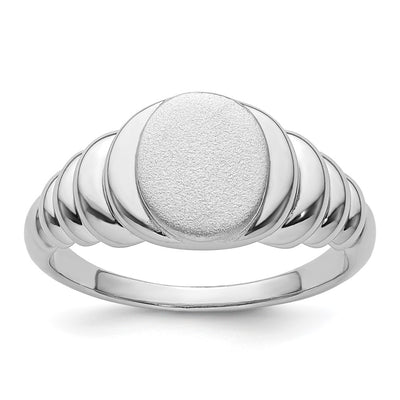 Sterling silver signet ring