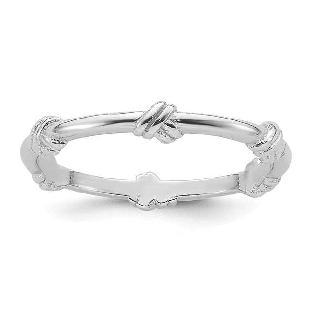 Sterling Silver Rings Style QR7511 - Classique Jewelry Inc.