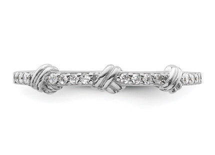 Sterling Silver Rings Style QR7512 - Classique Jewelry Inc.