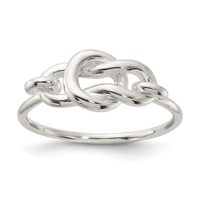 Sterling silver knot ring