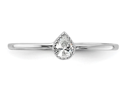 Sterling Silver Rings Style QR7541 - Classique Jewelry Inc.
