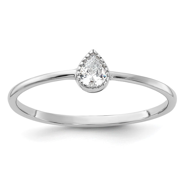 Sterling Silver Rings Style QR7541 - Classique Jewelry Inc.