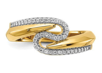 Sterling Silver Rings Style QR7542GP - Classique Jewelry Inc.