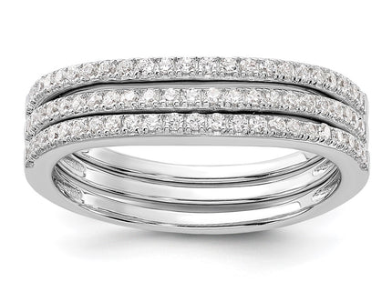 Sterling Silver Jewelry Style QR7545 - Classique Jewelry Inc.