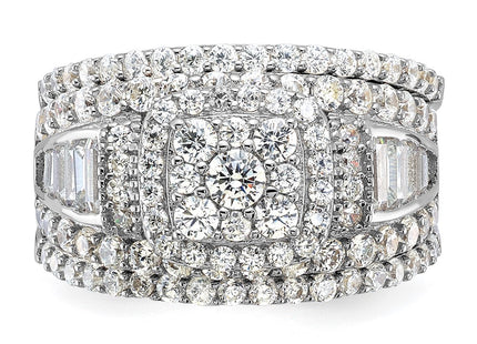 Sterling Silver Rings Style QR7546 - Classique Jewelry Inc.