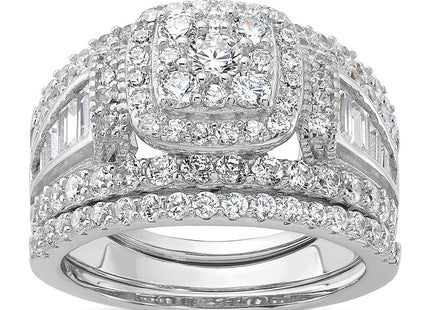 Sterling Silver Rings Style QR7546 - Classique Jewelry Inc.