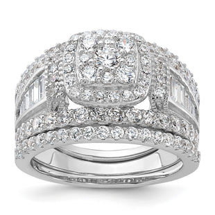 Sterling Silver Rings Style QR7546 - Classique Jewelry Inc.