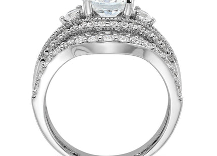 Sterling Silver Rings Style QR7547 - Classique Jewelry Inc.