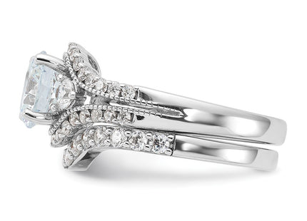 Sterling Silver Rings Style QR7547 - Classique Jewelry Inc.