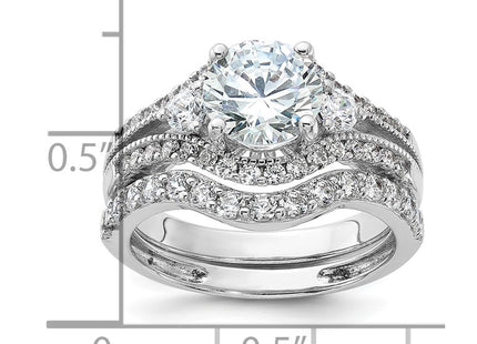 Sterling Silver Rings Style QR7547 - Classique Jewelry Inc.