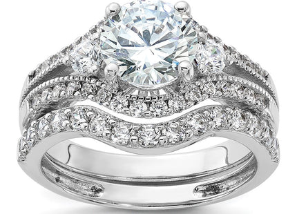 Sterling Silver Rings Style QR7547 - Classique Jewelry Inc.