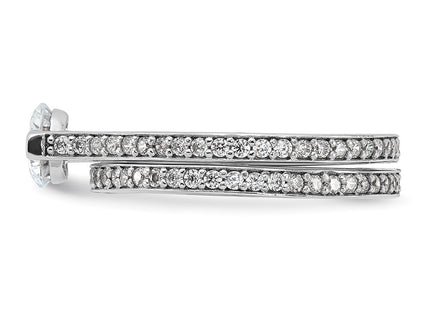 Sterling Silver Rings Style QR7548 - Classique Jewelry Inc.