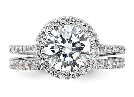 Sterling Silver Rings Style QR7551 - Classique Jewelry Inc.