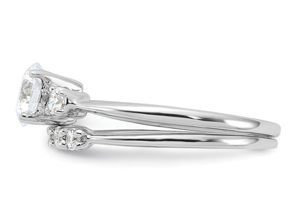 Sterling Silver Rings Style QR7552 - Classique Jewelry Inc.