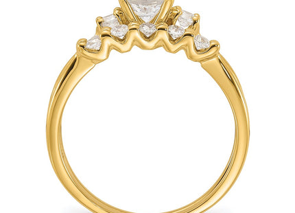 SS/Gold Plated Rings Style QR7552GP - Classique Jewelry Inc.