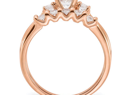 SS/Rose Plated Rings Style QR7552RP - Classique Jewelry Inc.