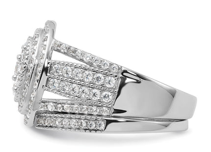 Sterling Silver Rings Style QR7553 - Classique Jewelry Inc.