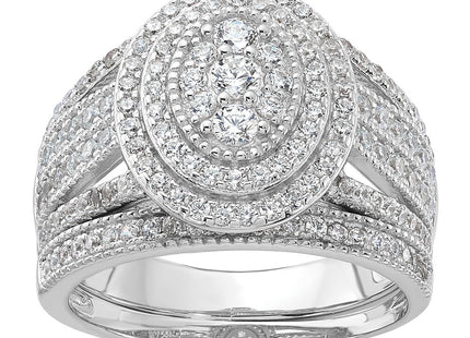 Sterling Silver Rings Style QR7553 - Classique Jewelry Inc.