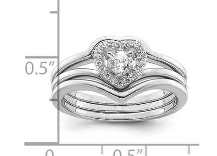Sterling Silver Rings Style QR7555 - Classique Jewelry Inc.