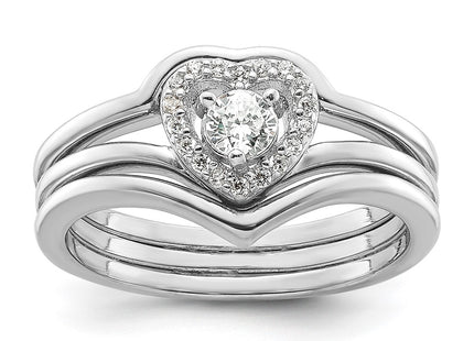 Sterling Silver Rings Style QR7555 - Classique Jewelry Inc.