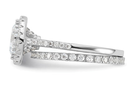 Sterling Silver Rings Style QR7556 - Classique Jewelry Inc.