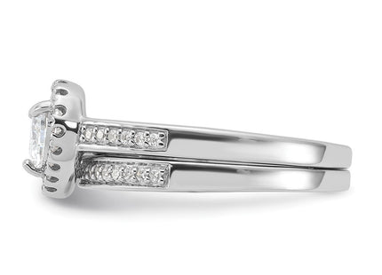 Sterling Silver Rings Style QR7557 - Classique Jewelry Inc.