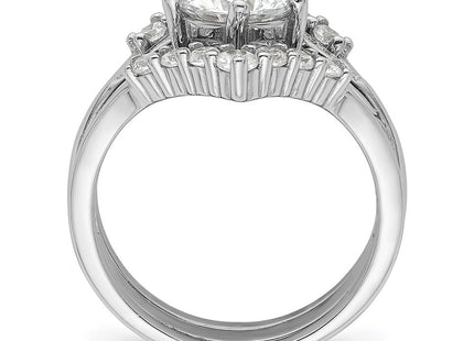 Sterling Silver Rings Style QR7558 - Classique Jewelry Inc.